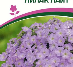 Петуния "Зацветет" Short Лилак Лайт F1 многоцветковая каскадная