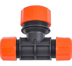 Тройник цанговый ЖУК 1/2" - 1/2" - 3/4"