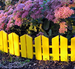 Бордюр "Летний сад" (желтый), 7 секций Б-06