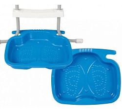 Intex, Пластиковая ванна для ног 56х46х9см