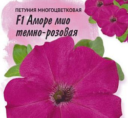 Петуния многоцветковая Аморе мио темно-розовая F1
