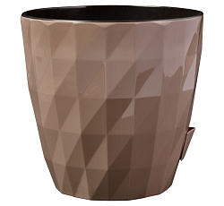 Кашпо "RUBY" Соло (3л.) Цв. Мокко (КШ-6460)