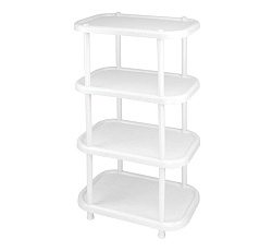 Полка овальная (4 секции) Мраморный