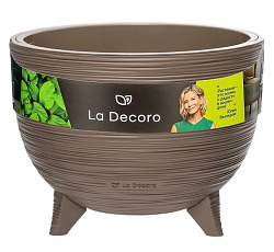 Кашпо на ножках "La Decoro" (9,8л) Цв. Пралине (КШ-2497)