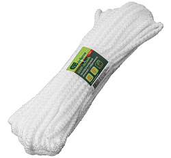 Шнур вязан полипроп с серд. белый, 6мм, L20м, Сибртех