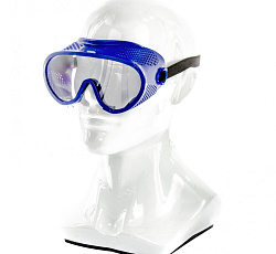 Очки защитные закрытого типа с прямой вентиляцией, поликарбонат Россия Сибртех 89161