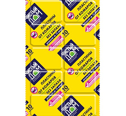 Пластины от комаров Без запаха