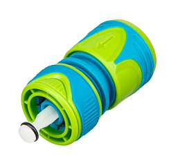 Соединитель быстросъемный 1/2, аквастоп, двухкомпонентный Palisad Luxe