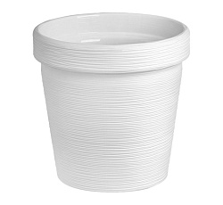 Кашпо "Терра" (2,35л) Цв. Белый (КШ-9083)