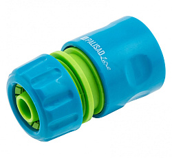 Соединитель пластмассовый, быстросъемный для шланга 1/2, однокомпонентный Palisad Luxe