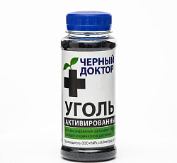 Уголь активированный гранулированный "Черный Помощник (Доктор)", 140 г