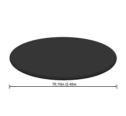 Bestway, Тент для бассейна с надувным бортом Fast Set 244см (D240см)