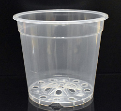 Горшок прозрачный универсальный 1,4 л (d-15 см, h-13 см)