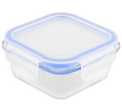 Контейнер из жаропр. стекла с крышк. из пласт., 0,31 л, CRISTALLINO "Mallony"