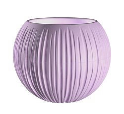 Кашпо "Сфера" (1,7 л.) Цв. Лавандовый сорбет (КШ-9634)