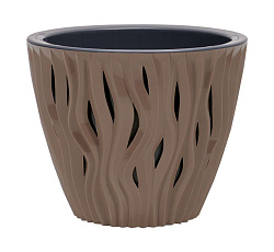 Кашпо "Вдохновение" (1,6л.) Цв. Мокачино (КШ-9668)
