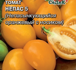 Томат Непас 5 (непасынкующийся оранжевый с носиком)