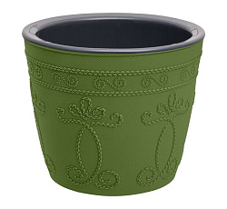 Кашпо "Ажур" (3л.) Цв. Оливковый (КШ-9064)