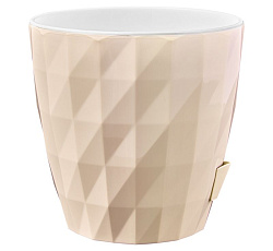 Кашпо "RUBY" Соло (3л.) Цв. Пудровый (КШ-6455)