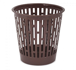 Корзина д/мусора "Матрица" 9л (коричневый)