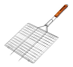 Решетка-гриль 300х400 мм хромированная Palisad Camping