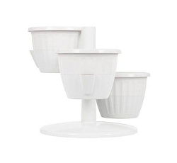 Горшок цв. "Каскад" 0,7л (белый)