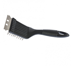 Щетка для чистки гриля 20 см, 2 в 1 (щетка, скребок) Camping Palisad