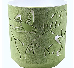 Кашпо "Колибри" (2,5л) Цв. Оливковый/Белый (КШ-4653)