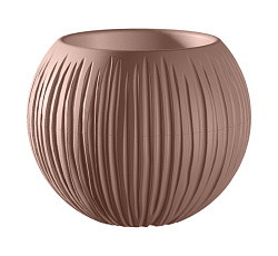 Кашпо "Сфера" (1,7 л.) Цв. Мокко (КШ-9523)