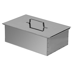 Коптильня двухъярусная 420x270x175 мм, нержавеющая сталь, 0,8 мм, с поддоном Palisad Camping