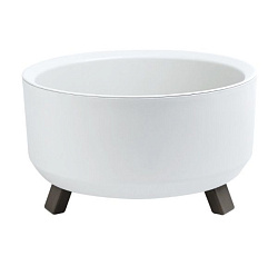 Кашпо "Грация прайм" (1,3л) Цв. Белый (КШ-4400)