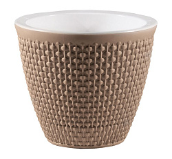 Кашпо "Ротанг" (3л.) Цв. Фраппе (КШ-9717)