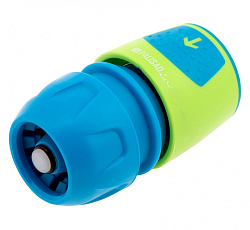 Соединитель быстросъемный для шланга 1/2-3/4, аквастоп, АВС-пластик Palisad Luxe