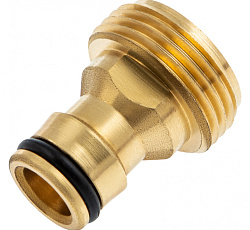 Адаптер латунный, 3/4, внешняя резьба Palisad