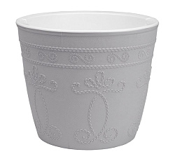 Кашпо "Ажур" (4л.) Цв. Серый жемчуг (КШ-9657)