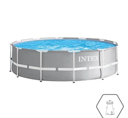 Intex, Каркасный бассейн Prism Frame 305x76см, 4485л, фил.-насос 1250л/ч