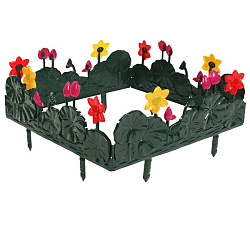 Забор декоративный Кувшинки, 4 секции