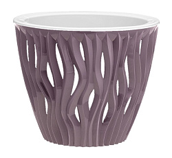 Кашпо "Вдохновение" (1.6л.) Цв. Пыльная роза (КШ-9964)