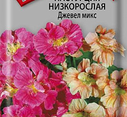 Настурция низкорослая Джевел Микс