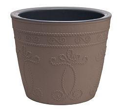 Кашпо "Ажур" (4л.) Цв. Мокачино (КШ-9709)