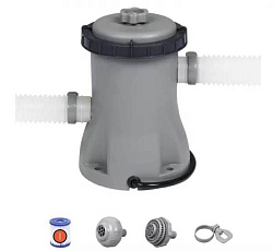 Bestway, Картриджный фильтр-насос 1249л/ч, картридж I, для бассейнов от 183 до 366 см