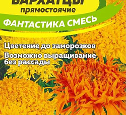 Бархатцы прямостоячие Фантастика Смесь