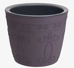 Кашпо "Ажур" (4л.) Цв. Сливовый (КШ-9257)