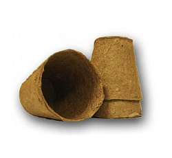 Торфяной горшочек круглый 90x90 мм, 1 шт