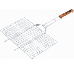 Решетка гриль 340х220 мм хромированная Palisad Camping