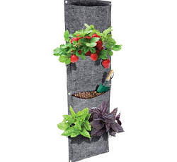 Вертикальная грядка 30х100 см 4 кармана