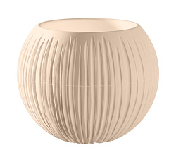 Кашпо "Сфера" (1,7 л.) Цв. Кремовый (КШ-9526)