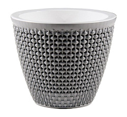 Кашпо "Ротанг" (3л.) Цв. Серый жемчуг (КШ-9716)