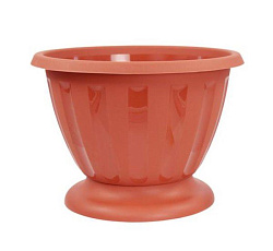 Вазон "Пальмира" 10л (коричневый)