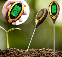 Измерители pH почвы, термометры